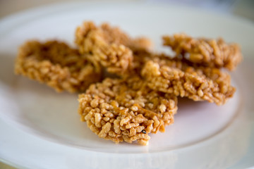 Sweet rice crispy