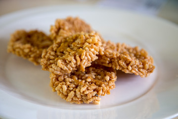 Sweet rice crispy