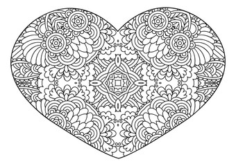 Decorative ornamental  heart.