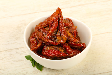 Dried tomato in olive oil