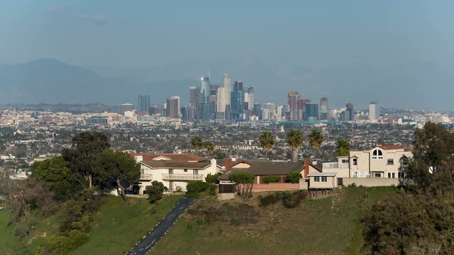 Los Angeles Downtown from Baldiwn Hills Time Lapse