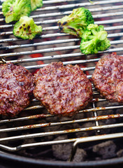 grilled cutlets for burgers