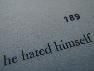 Close up of some text and page number