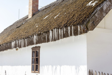 Icicles on a thatch
