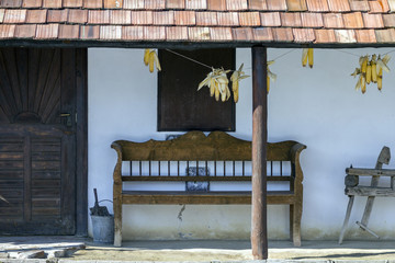 Traditional Hungarian village house