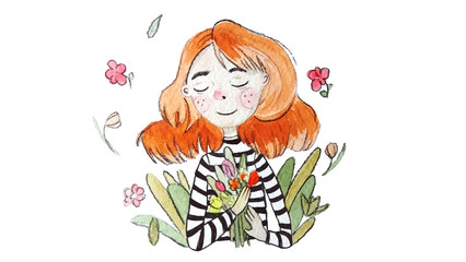 Spring girl
