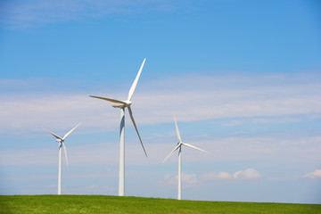 Fototapeta premium Wind energy concept