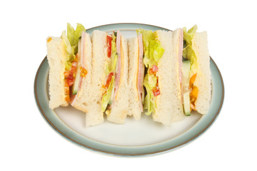 Ham salad sandwiches
