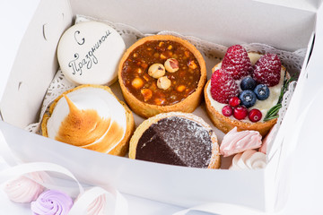 Different sweet cakes for holidays