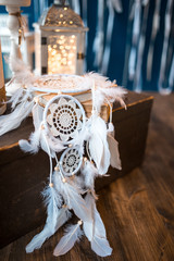 Dreamcatcher sunset , boho chic, ethnic amulet,symbol © barshkiper