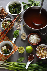  japanese miso soup in a bowl