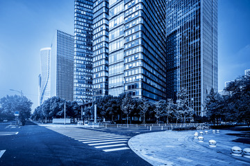 CBD financial district square skyscraper