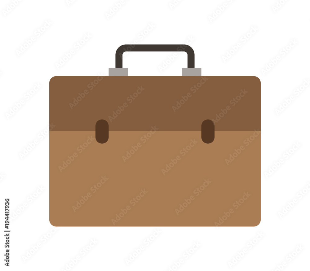 Wall mural work suitcase icon