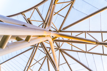 Fototapeta premium Membrane structure of steel structure