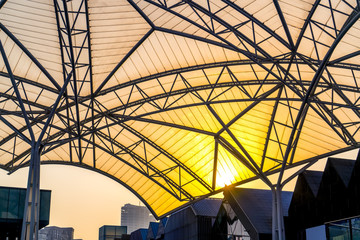 Membrane structure of steel structure