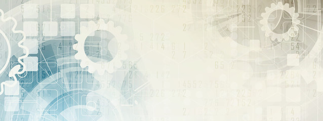 Obraz premium Digital technology world. Business virtual concept. Vector background