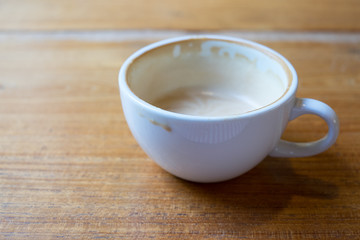 Empty coffee