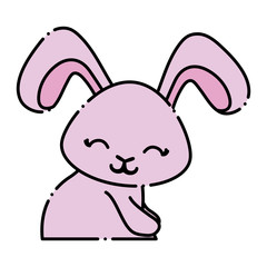 Cute bunny icon