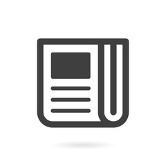News vector icon.
