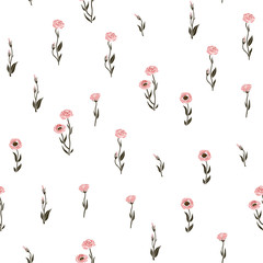 Vector seamless pattern with an eustom.