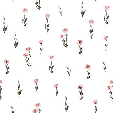 Vector seamless pattern with an eustom.
