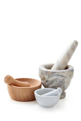 Collection of mortars.