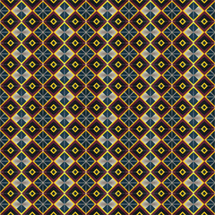 Tile or fabric pattern with abstract and geometrical print.