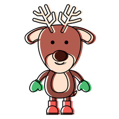 Christmas animals design.