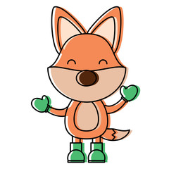 Christmas animals design.