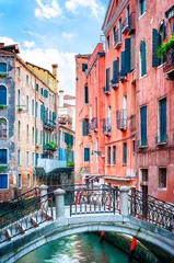 Crédence de cuisine en verre imprimé Venise Canal Venice Italy
