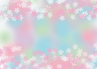 背景素材　桜609