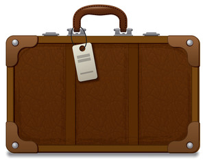 old vintage style suitcase