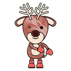 Christmas animals design.