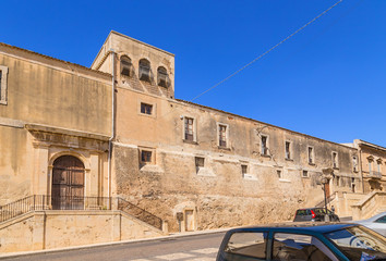 Noto, Sicily, Italy. Chiesa SS Annunziata e Badia, 1720