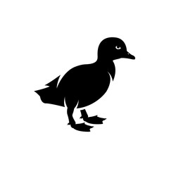 duckling vector silhouette