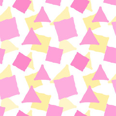 三角形と四角形の模様