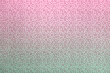 Pink and green sakura spring background with soft stone texture behind - flowers, cherry blossom