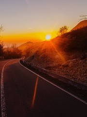 strada tramonto speranza