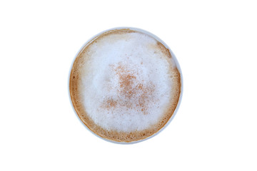 coffee on white background.