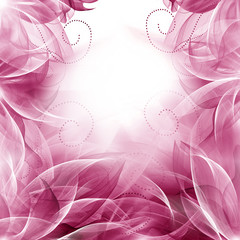 Floral romantic tender dusty pink background.