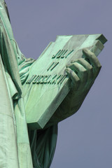 Book of the Statue of Liberty up close © Barbara Fröhlich