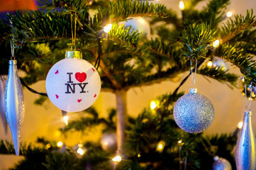 New York City Chrismas Tree Decoration