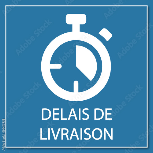 "Logo délais de livraison." fichier vectoriel libre de droits sur la banque d