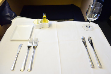 First class dinner
