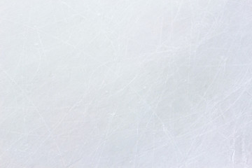 ice rink floor surface background and texture in winter time, ice hockey sport ground