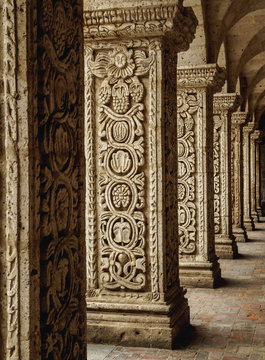 Cloister of the La Compania Church, Arequipa, Peru