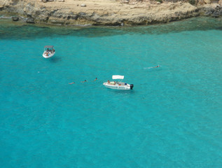 Cala Pulcino bay in lampedusa