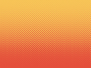 Pop Art vintage vector background. Halftone design