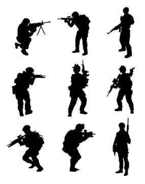 Soldier Silhouettes