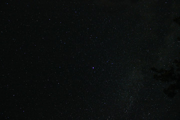Fototapeta na wymiar The Starry Night. Long exposure photograph